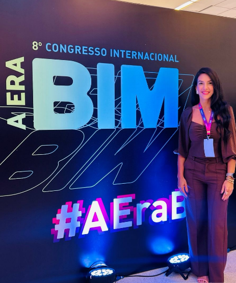 Gabi Menezes no 8º Congresso Internacional BIM