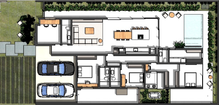 Planta humanizada do projeto